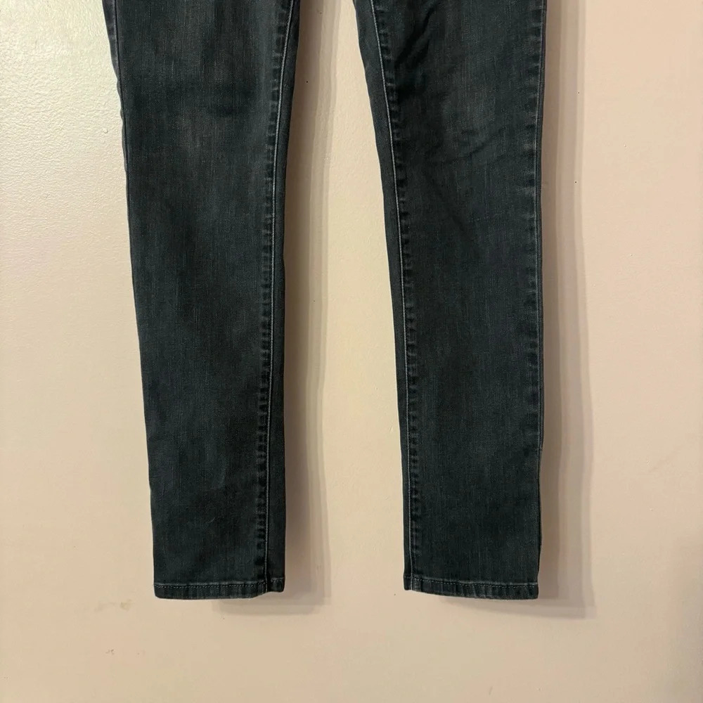 Eileen Fisher Organic Cotton Skinny Jeans Black Women Size 6 - Picture 3 of 7